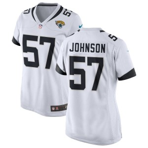 Caleb Johnson Jacksonville Jaguars Nike Women's Game Jersey - White