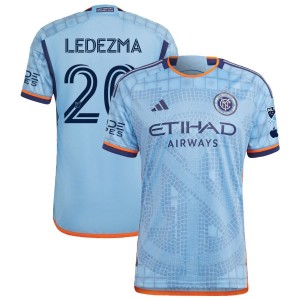 Richy Ledezma New York City FC adidas 2023 The Interboro Kit Authentic Jersey - Light Blue