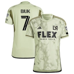 Stipe Biuk LAFC adidas 2023 Smokescreen Authentic Jersey - Green