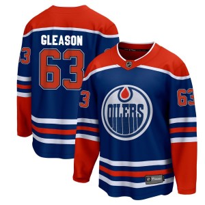 Ben Gleason Edmonton Oilers Fanatics Branded Home Breakaway Jersey - Royal