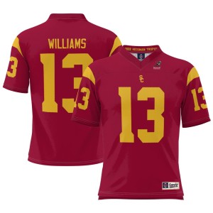 Caleb Williams USC Trojans ProSphere Youth Heisman Memorial Trophy Jersey - Cardinal