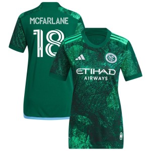 Christian McFarlane  New York City FC adidas Women's 2023 The Parks Replica Jersey - Green