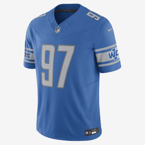 Aidan Hutchinson Detroit Lions Men's Nike Dri-FIT NFL Limited Football Jersey - Blue