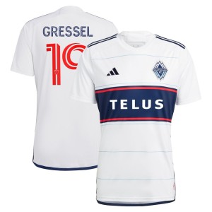 Julian Gressel Vancouver Whitecaps FC adidas 2023 Bloodlines Replica Player Jersey - White