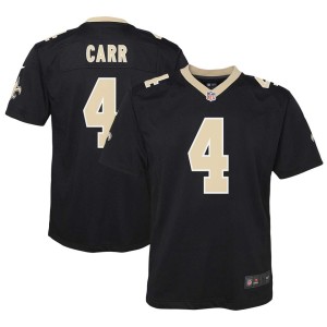 Youth Nike Derek Carr Black New Orleans Saints Game Jersey