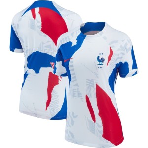 France National Team Nike Women's 2022 Pre-Match Top - White