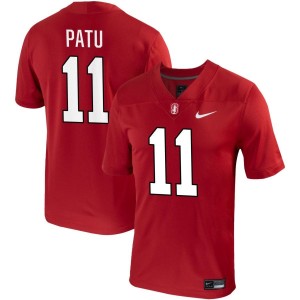 Ari Patu Stanford Cardinal Nike NIL Replica Football Jersey - Cardinal