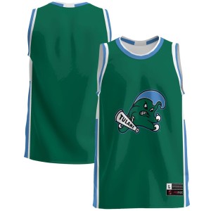 Tulane Green Wave Basketball Jersey - Green