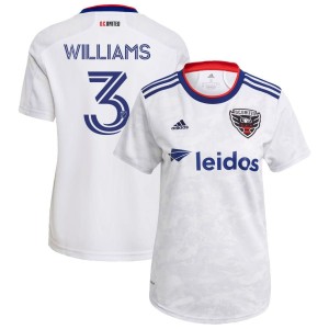 Derrick Williams D.C. United adidas Women's 2021 The Marble Replica Jersey - White