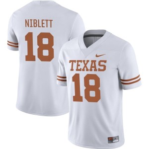 Ryan Niblett Texas Longhorns Nike NIL Replica Football Jersey - White
