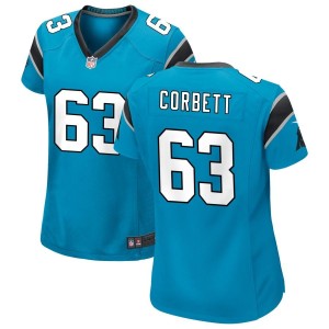 Austin Corbett Carolina Panthers Nike Women's Alternate Game Jersey - Blue