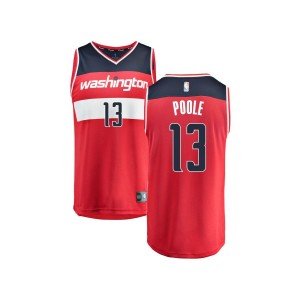 Jordan Poole Washington Wizards Fanatics Branded Youth Fast Break Replica Jersey Red - Icon Edition