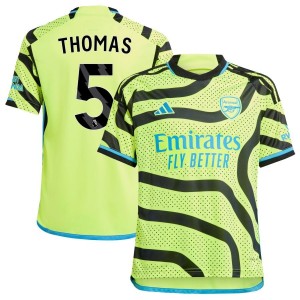 Thomas Partey Thomas  Arsenal adidas Youth 2023/24 Away Replica Jersey - Yellow