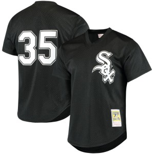 Frank Thomas Chicago White Sox Mitchell & Ness Cooperstown Mesh Batting Practice Jersey �?Black