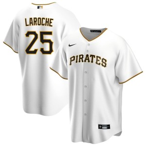 Adam LaRoche Pittsburgh Pirates Nike Home RetiredReplica Jersey - White