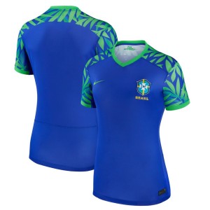 Brazil Women's National Team Nike Women's 2023 Away Stadium Replica Jersey - Blue