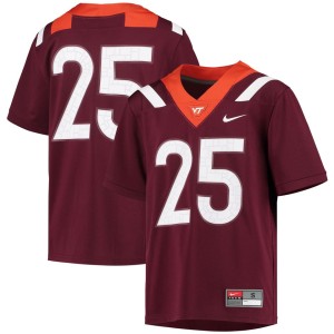 #25 Virginia Tech Hokies Nike Youth Untouchable Football Jersey - Maroon