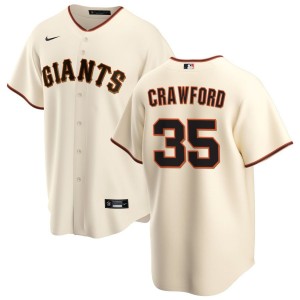 Brandon Crawford San Francisco Giants Nike Home Replica Jersey - Cream