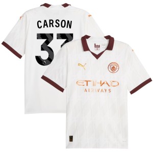 Scott Carson  Manchester City Puma 2023/24 Away Replica Jersey - White