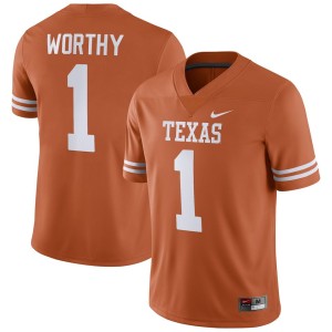 Xavier Worthy Texas Longhorns Nike NIL Replica Football Jersey - Texas Orange