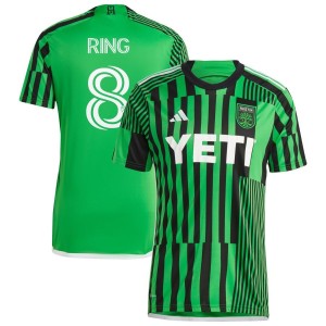 Alex Ring Austin FC adidas 2023 Las Voces Kit Replica Jersey - Green