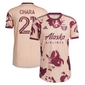 Diego Chara Portland Timbers adidas 2023 Heritage Rose Kit Authentic Player Jersey - Pink