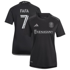 Fafa Picault Fafa Nashville SC adidas Women's 2023 Man In Black Kit Replica Jersey - Black