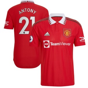Antony Manchester United adidas 2022/23 Home Authentic Player Jersey - Red