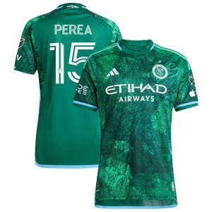 Andres Perea  New York City FC adidas 2023 The Parks Authentic Jersey - Green