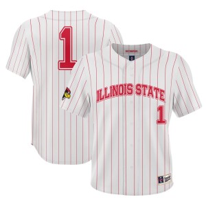 #1 Illinois State Redbirds ProSphere Baseball Jersey - White