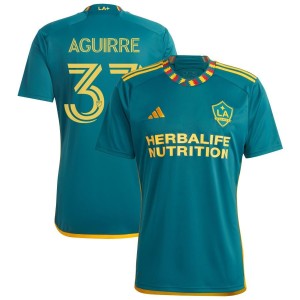 Daniel Aguirre LA Galaxy adidas 2023 LA Kit Replica Jersey - Green