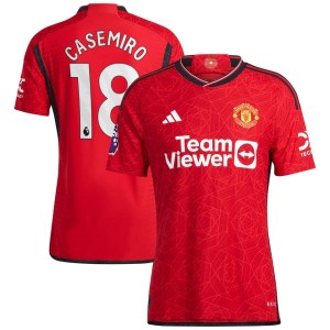 Casemiro Manchester United adidas 2023/24 Home Authentic Player Jersey - Red