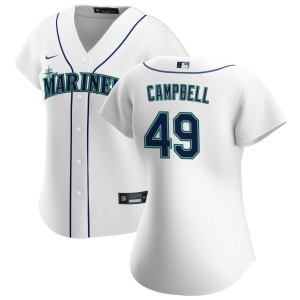 Isaiah Campbell Seattle Mariners Nike Women's Home Replica Jersey - White