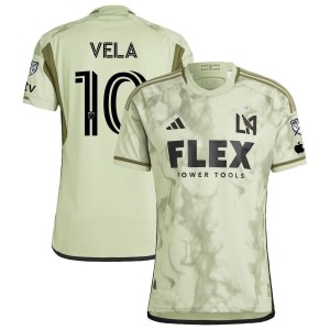 Carlos Vela LAFC adidas 2023 Smokescreen Authentic Jersey - Green