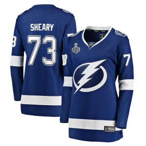 Conor Sheary Tampa Bay Lightning Fanatics Branded Women's 2021 Stanley Cup Champions Home Breakaway Jersey - Blue