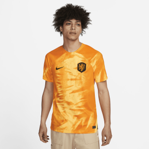 Netherlands 2022/23 Stadium Home Men's Nike Dri-FIT Soccer Jersey - Laser Orange/Black