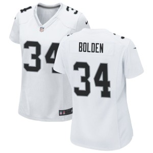 Brandon Bolden Las Vegas Raiders Nike Women's Game Jersey - White