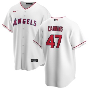 Griffin Canning Los Angeles Angels Nike Home Replica Jersey - White