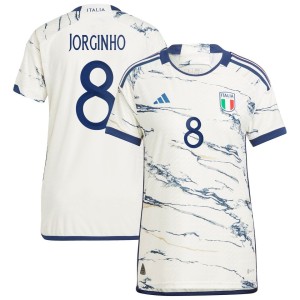 Jorginho Italy National Team adidas 2023 Away Authentic Player Jersey - White