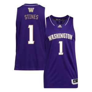 Hannah Stines Washington Huskies adidas Unisex NIL Women's Basketball Jersey - Purple