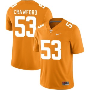 Jeremiah Crawford Tennessee Volunteers Nike NIL Replica Football Jersey - Tennessee Orange