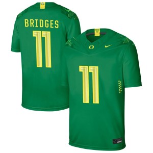 Trikweze Bridges Oregon Ducks Nike NIL Replica Football Jersey - Green