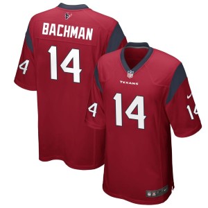 Alex Bachman Houston Texans Nike Alternate Game Jersey - Red