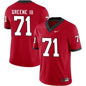 Earnest Greene III Georgia Bulldogs Nike NIL Replica Football Jersey - Red