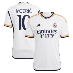 Luka Modric Real Madrid adidas 2023/24 Home Replica Jersey - White