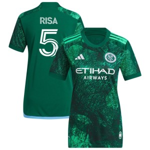 Birk Risa  New York City FC adidas Women's 2023 The Parks Replica Jersey - Green