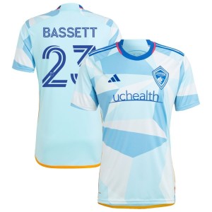 Bassett Bassett Colorado Rapids adidas 2023 New Day Kit Replica Jersey - Light Blue