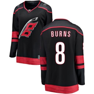 Brent Burns Carolina Hurricanes Fanatics Branded Women's Alternate Breakaway Jersey - Black