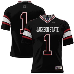 #1 Jackson State Tigers ProSphere Youth Football Jersey - Black