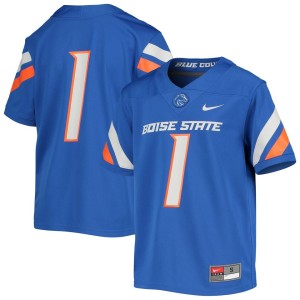 #1 Boise State Broncos Nike Youth Untouchable Football Jersey - Royal